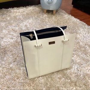 Kate Spade Ivory Tote Bag